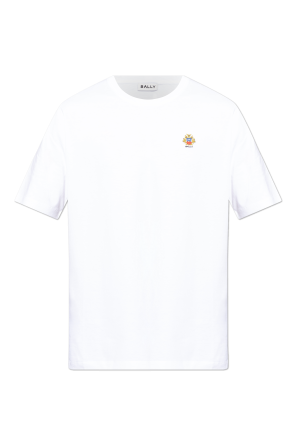 White T-shirt with logo Versace - Vitkac AS